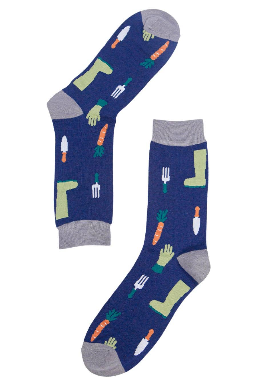 Men's Blue Gardeners Socks