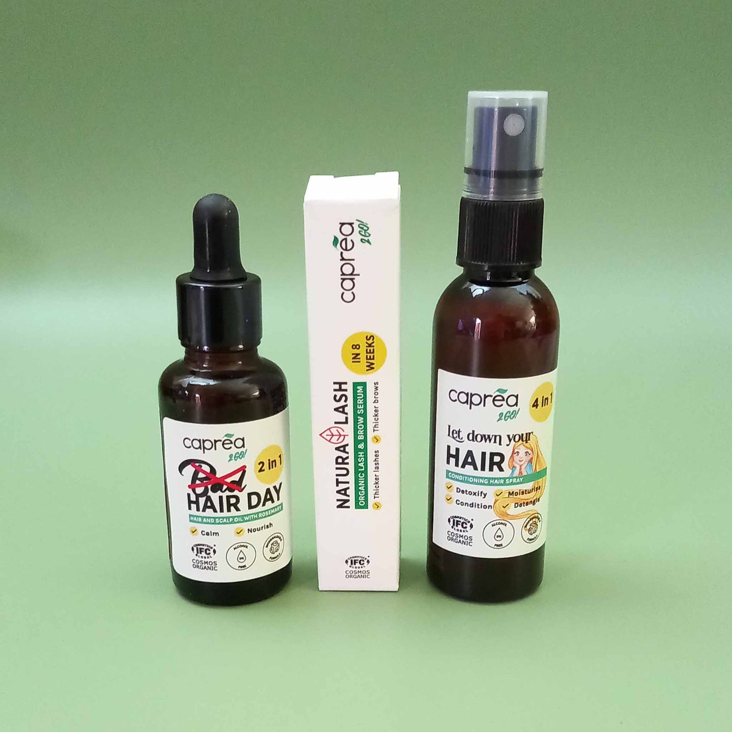 Hair and Lash Care Kit (vegan friendly)