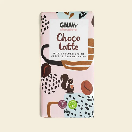 Gnaw Choco Latte Milk Chocolate 100g