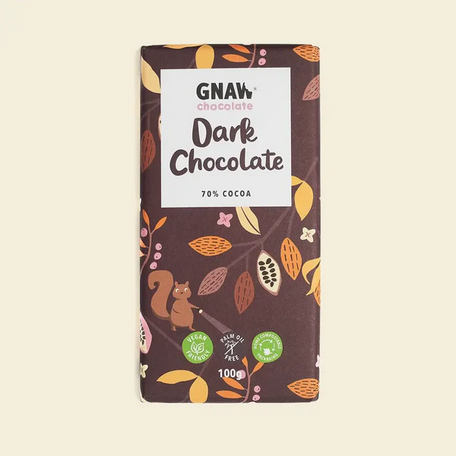 Gnaw Dark Chocolate 100g (Vegan)