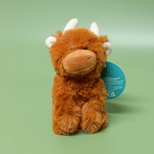 Mini Highland Cow Soft Toy