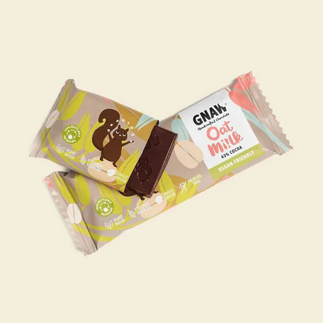 Gnaw Oat Mi!lk Chocolate snack bar 35g (Vegan)