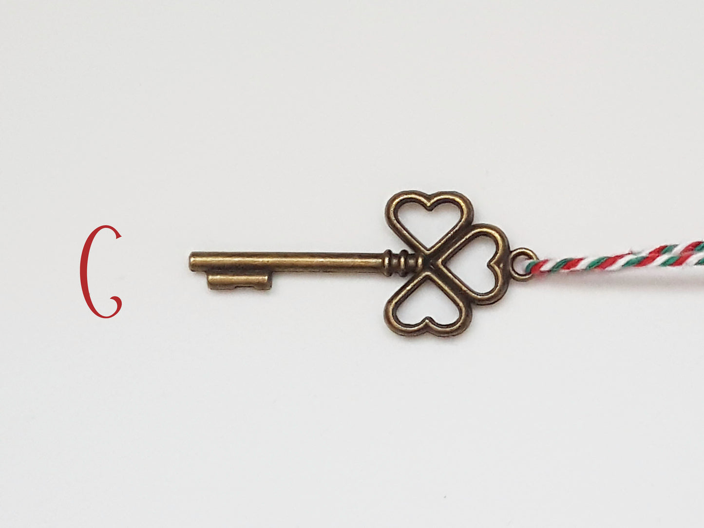 Santa's Magic Key for homes without a chimney. Choice of 3 styles