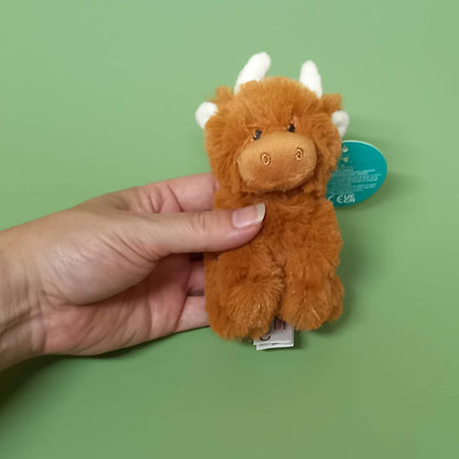 Mini Highland Cow Soft Toy